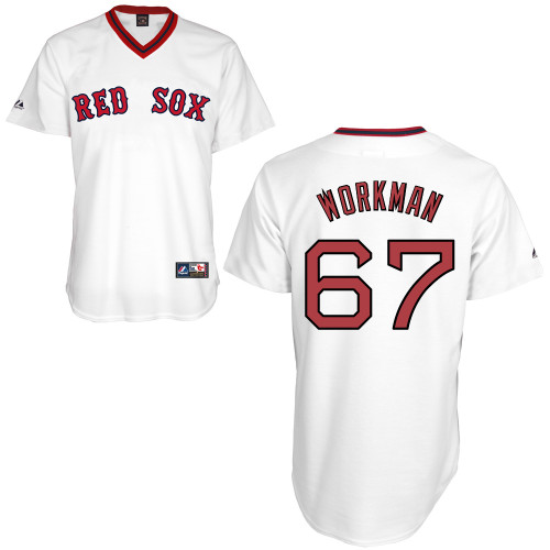 Brandon Workman #67 mlb Jersey-Boston Red Sox Women's Authentic Home Alumni Association Baseball Jersey
